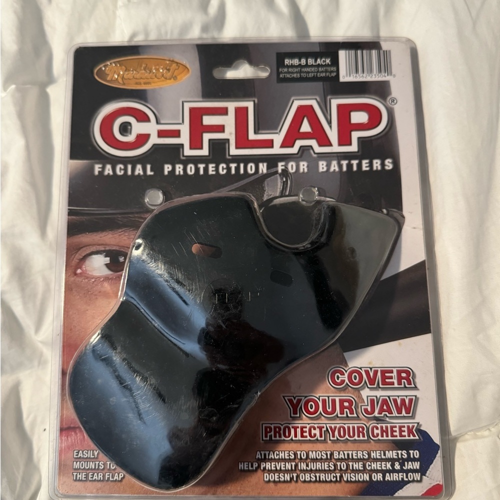 C-Flap Facial Protection for Batters - Black